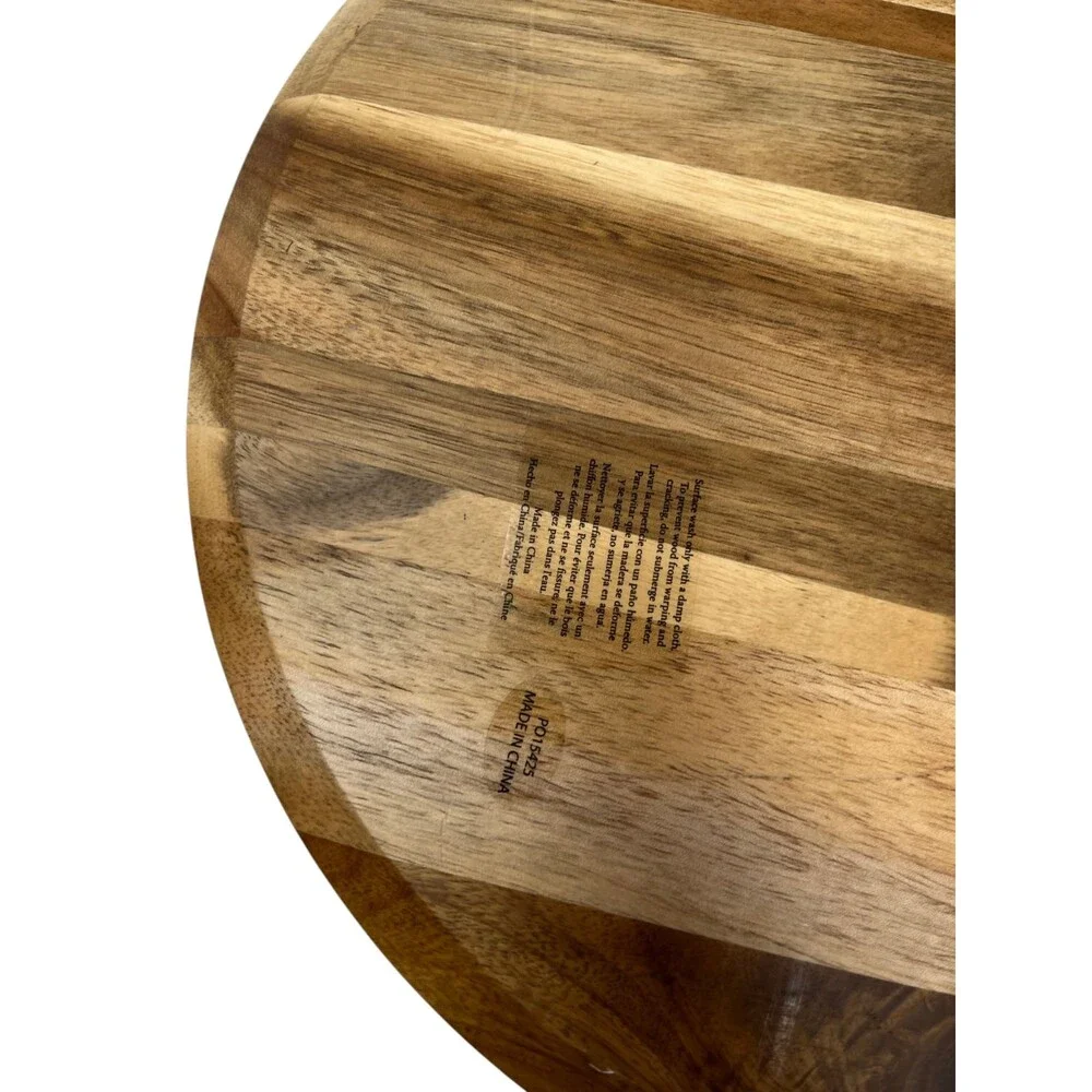 Picnic Time NFL New England Patriots Acacia Wood Pizza Peel Serving Paddle Board